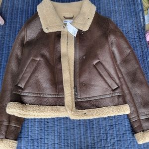 Bnwt Sonoma size medium aviator jacket